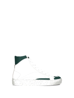 Zapatillas Veganas de Caña Alta de Piñatex® y AppleSkin® London Verde