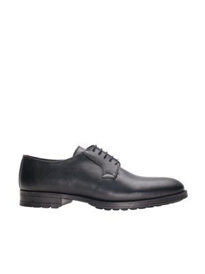 Mikel Black Derby & Cinturón Reversible Set