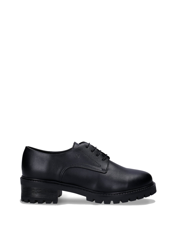Zapatos Derby Veganos para Mujer Moe Negro