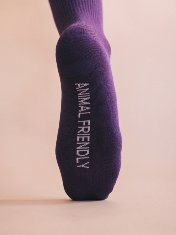 Calcetín Morado