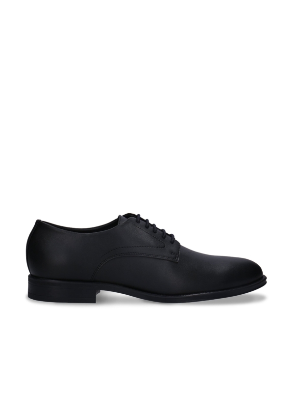 Quinn Black Derby & Cinturón Set