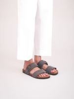 Sandalias Veganas con Suela de Neumático Reciclado Rawa Verde