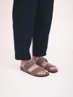 Sandalias Veganas con Suela de Neumático Reciclado Rawa Verde