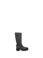 Botas Veganas Estilo Motociclista para Mujer Ruby Gris