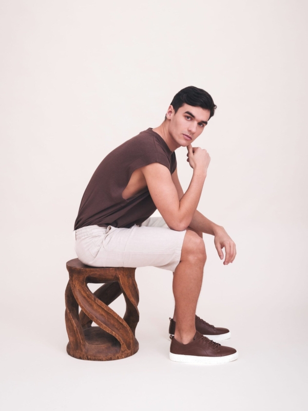 Zapatillas Veganas para Hombre Sandro Marrón