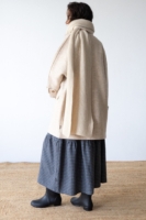 Bufanda canalé de cachemir y lana mernino beige