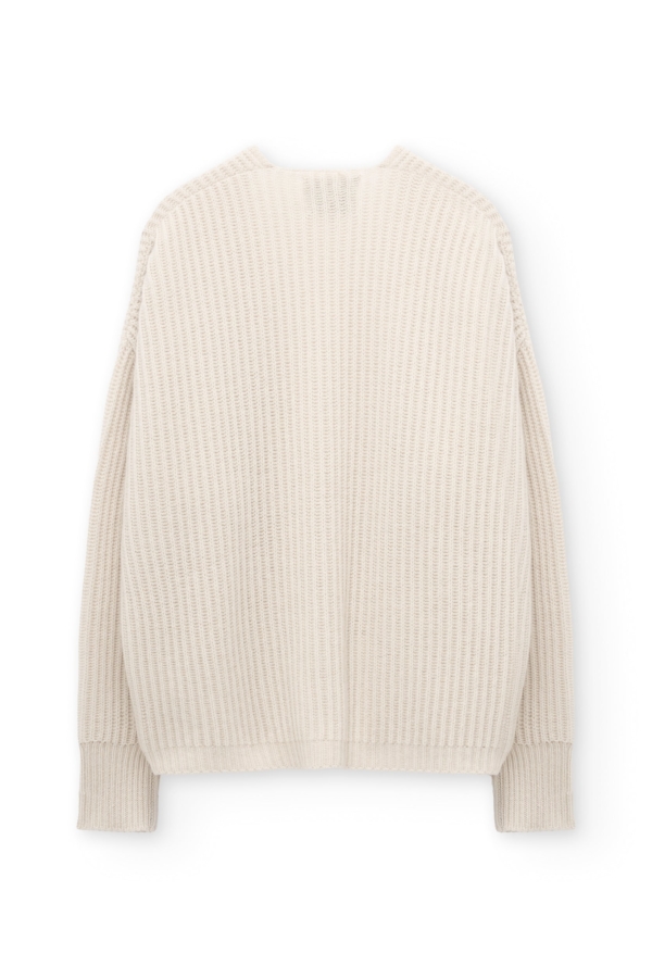 Cárdigan de cachemir beige