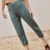Pantalón sostenible Faren Azul Aguamarina de Lino y Algodón Orgánico