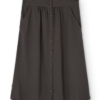 Falda midi Galia negro eclipse