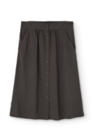 Falda midi Galia negro eclipse
