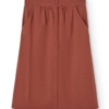 Falda midi Galia rojo marte