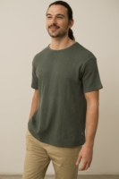 Camiseta unisex Harmony waffle azul aguamarina