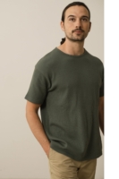 Camiseta unisex Harmony waffle azul aguamarina