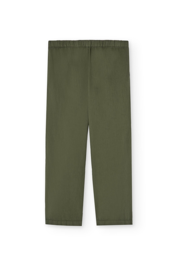 Pantalón Henna Oversized Lino Verde