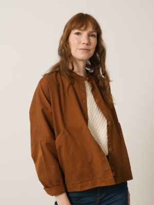 Chaqueta Henny Algodón Orgánico Teja