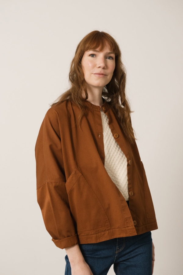 Chaqueta Henny Algodón Orgánico Teja