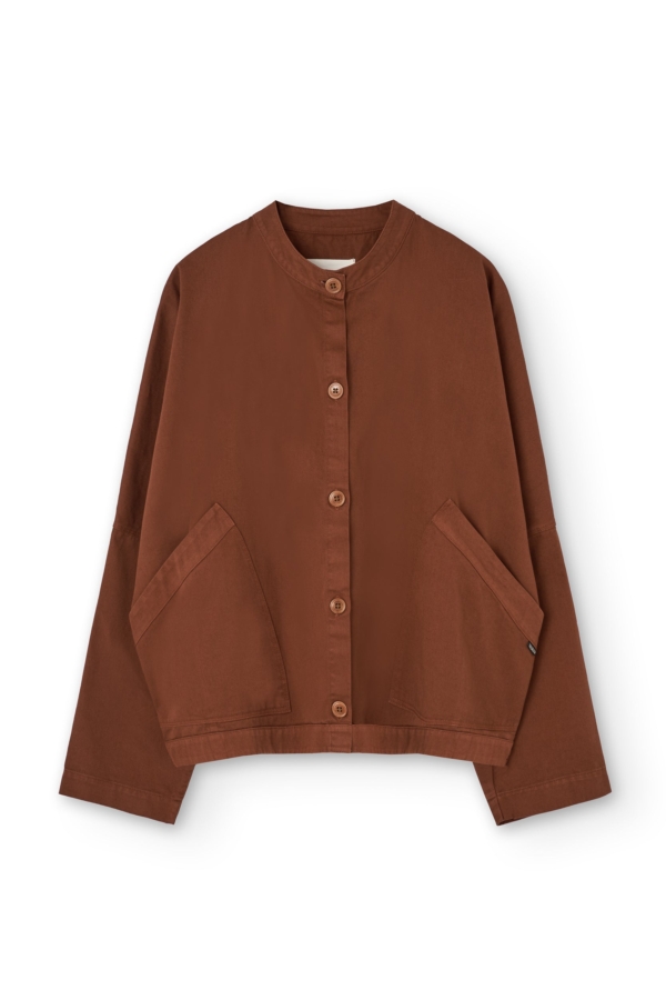 Chaqueta Henny Algodón Orgánico Teja