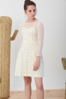 Vestido Irina con estampado triángulos.