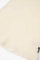 Top acanalado lana merino beige