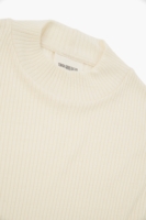 Top cuello cisne lana merino beige