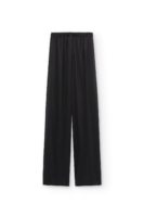 Pantalón ancho de lana merino gris antracita