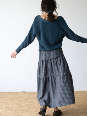 tiralahilacha-organic-cotton-long-ruffle-skirt-in-blueberry-blue-2