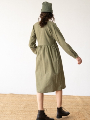 tiralahilacha-organic-cotton-midi-dress-in-olive-green-2