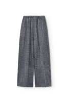 Pantalón ancho de algodón orgánico azul arándano
