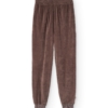 Jogger algodón orgánico terciopelo malva