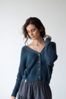 Chaqueta corta Golah azul petróleo
