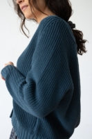 Chaqueta corta Golah azul petróleo