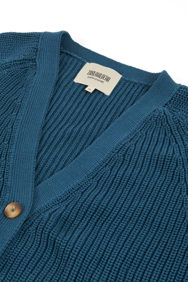 Chaqueta corta Golah azul petróleo