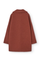 Abrigo Tad rojo amapola 100% lana merina