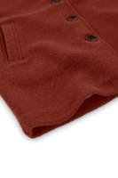 Abrigo Tad rojo amapola 100% lana merina