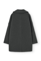 Abrigo Tad gris corteza 100% lana virgen