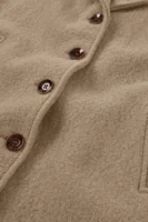 Abrigo Tad beige Magnolia 100% lana virgen