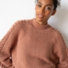Jersey Turner rosa empolvado algodón orgánico