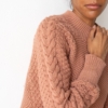 Jersey Turner rosa empolvado algodón orgánico