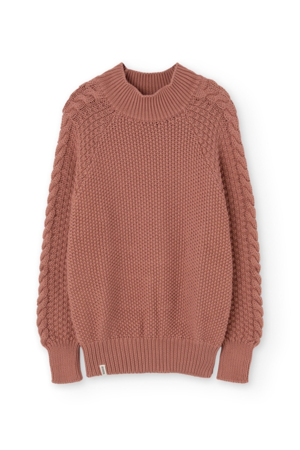 Jersey Turner rosa empolvado algodón orgánico