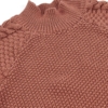 Jersey Turner rosa empolvado algodón orgánico